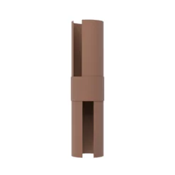 Aplique LED para exterior Montelauro, color óxido, altura 32 cm, metal