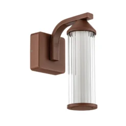 Aplique LED para exterior Neravio de Lindby, óxido, altura 26 cm, IP54