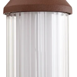 Aplique LED para exterior Neravio de Lindby, óxido, altura 26 cm, IP54