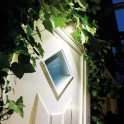 Aplique LED para exterior OSRAM DOORLED DOWN, blanca, sensor, batería