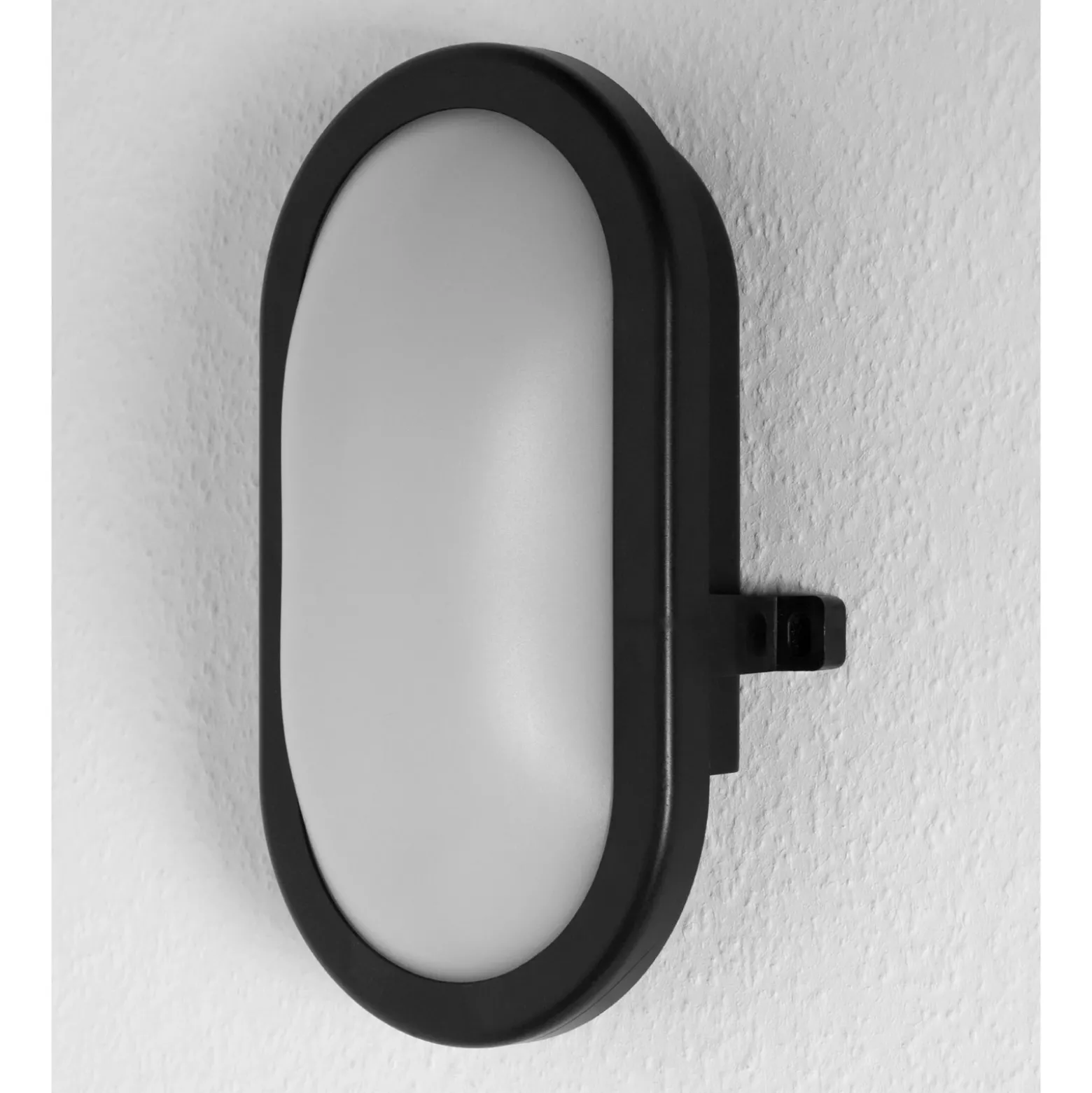 Aplique LED para exterior OSRAM BULKHEAD, negro, 11 W, plástico, IP54