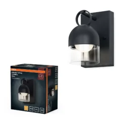 Aplique LED para exterior OSRAM ENDURA CLASSIC COWBELL, gris, IP65