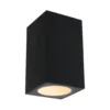 Aplique LED para exterior Paulmann «Flame», negro, altura 8 cm, IP44