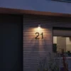 Aplique LED para exterior Paulmann «Flame», blanco, altura 8 cm, IP44