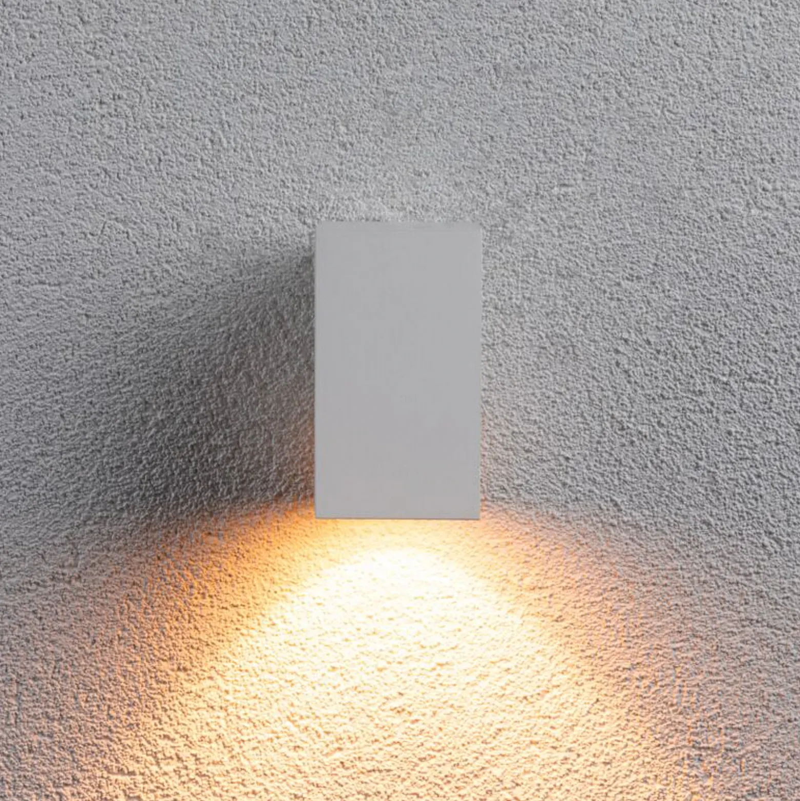 Aplique LED para exterior Paulmann «Flame», blanco, altura 8 cm, IP44