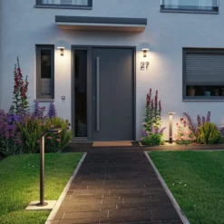 Aplique LED para exterior Paulmann Zenera, 3000 K, antracita IP44