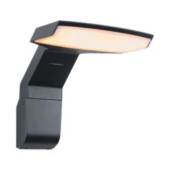 Aplique LED para exterior Paulmann Zenera, 2.200 K, antracita, IP44