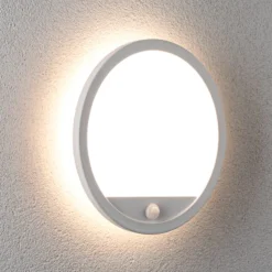 Aplique LED para exterior Paulmann Lamina, blanca, sensor, IP44