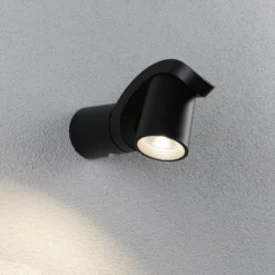 Aplique LED para exterior Paulmann Cuff, sensor, antracita