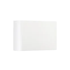 Aplique LED para exterior PEQUEÑA, blanca, ancho 16 cm, plástico