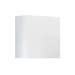 Aplique LED para exterior PEQUEÑA, blanca, ancho 11 cm, plástico