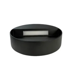 Aplique LED para exterior Pluto de Dyberg Larsen, negra, Ø 15 cm