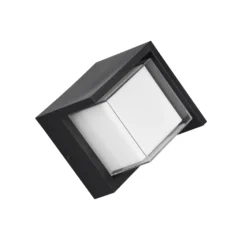 Aplique LED para exterior Puno, IP54, angular