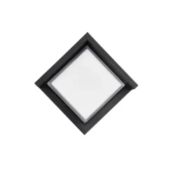 Aplique LED para exterior Puno, IP54, angular