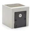 Aplique LED para exterior Riak en gris hormigón