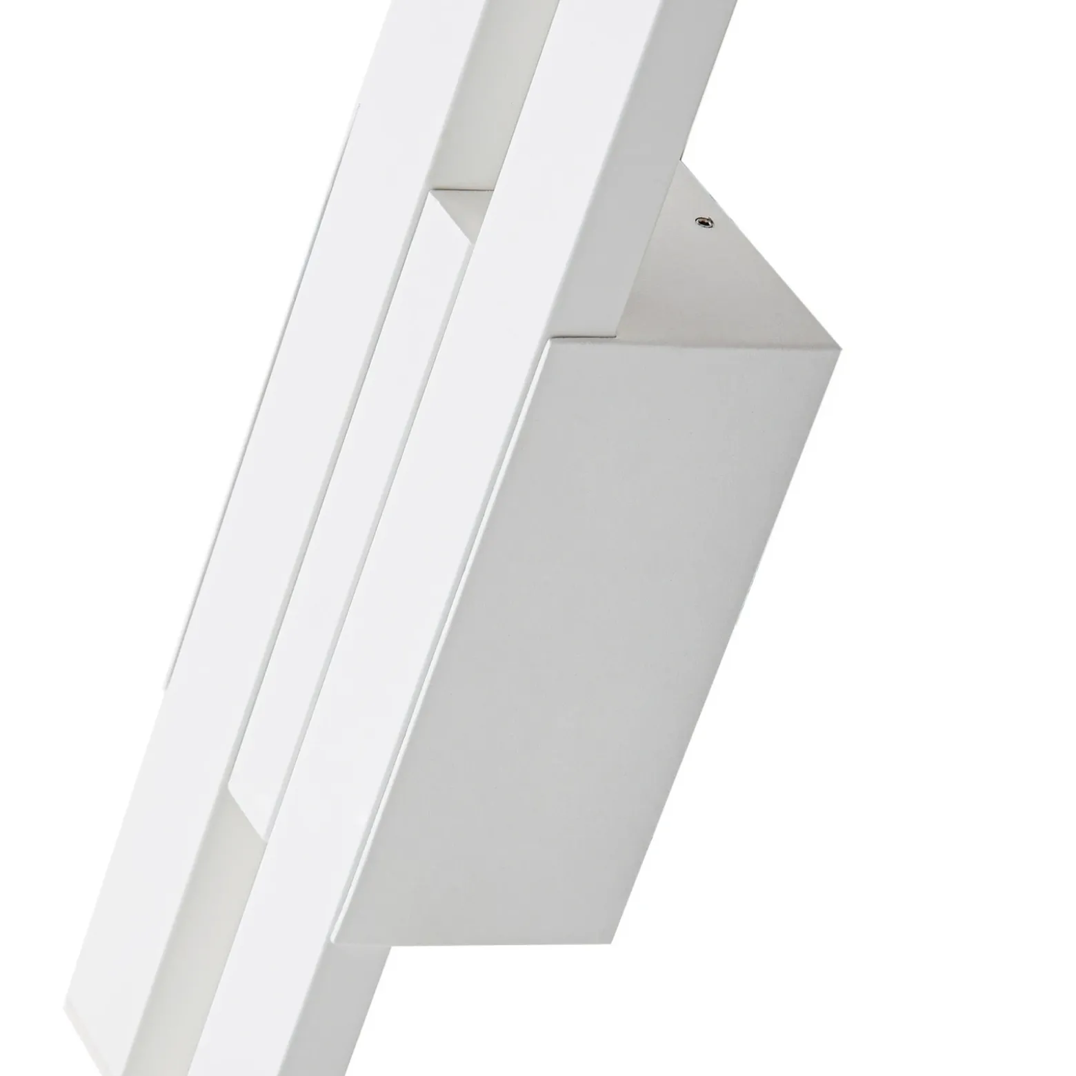 Aplique LED para exterior Sakari de Lindby, blanco, aluminio, altura 59 cm