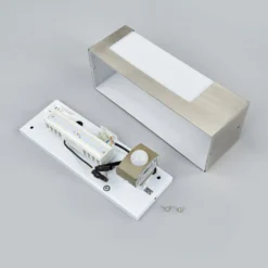 Aplique LED para exterior Severina de Lindby, 25 cm, sensor, acero