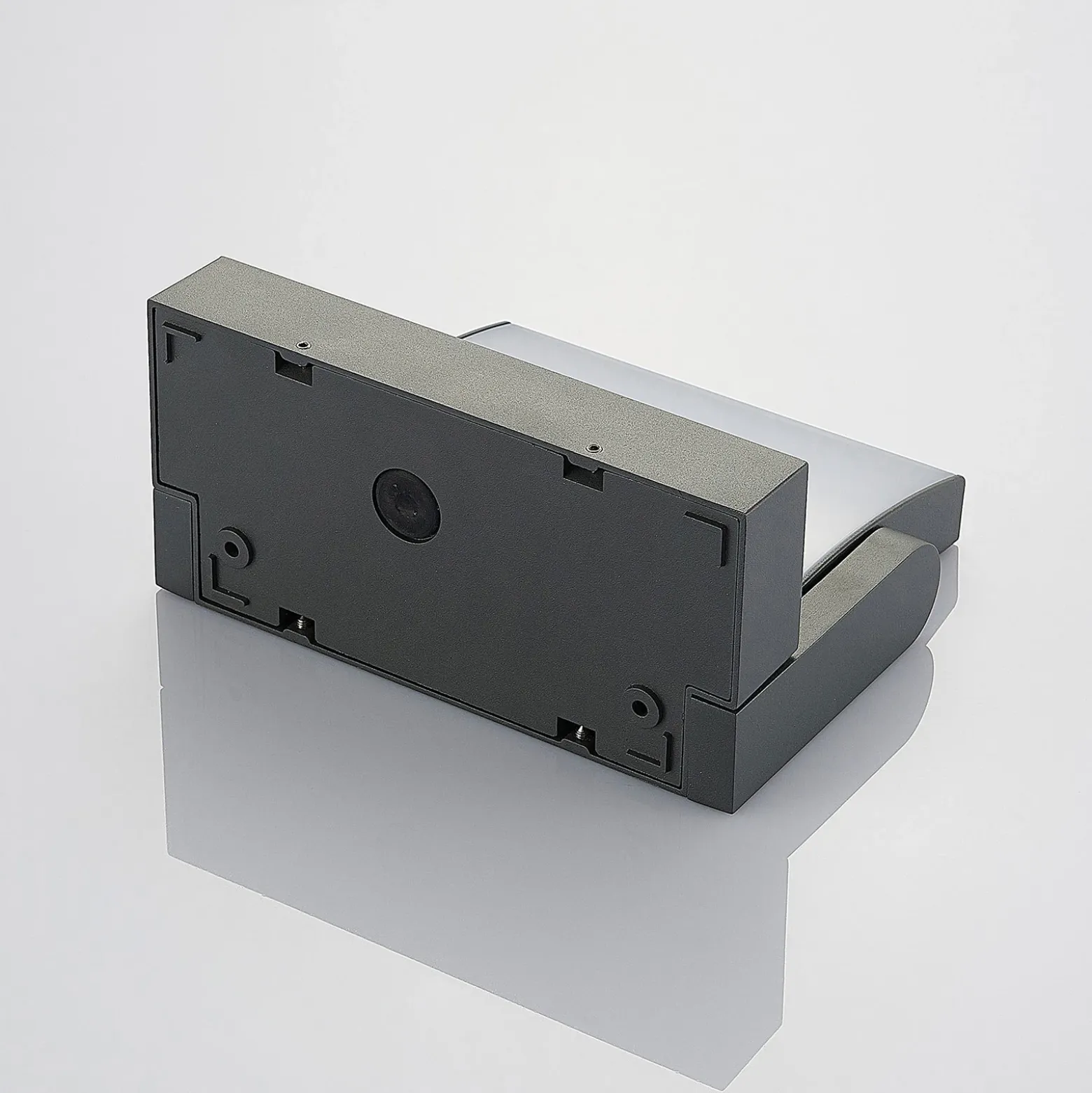 Aplique LED para exterior Sherin de Lindby, antracita, sensor, IP54