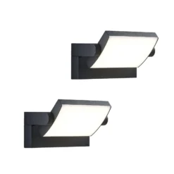 Aplique LED para exterior Sherin de Lindby, set de 2, orientable
