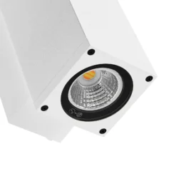 Aplique LED para exterior ShoreLine Pro Square up/down, blanca
