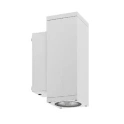 Aplique LED para exterior ShoreLine Pro Square up/down, blanca
