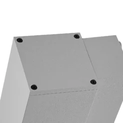 Aplique LED para exterior ShoreLine Pro Square, gris claro, 830/840