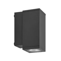 Aplique LED para exterior ShoreLine Pro Square, gris oscuro, 830/840