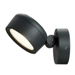 Aplique LED para exterior SLV Eskina Spot, antracita, CCT, IP65
