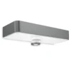 Aplique LED para exterior STEINEL XSolar SOL-O S con sensor, color antracita