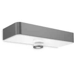Aplique LED para exterior STEINEL XSolar SOL-O S con sensor, color antracita