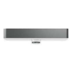Aplique LED para exterior STEINEL XSolar SOL-O S con sensor, color antracita
