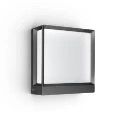 Aplique LED para exterior STEINEL L 40 C, color antracita