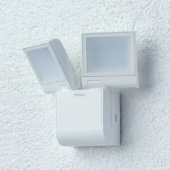 Aplique LED para exterior Theben theLeda S17-100L, blanco, 2 luces.