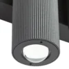 Aplique LED para exterior Torvian de Lucande, antracita, 2 luces