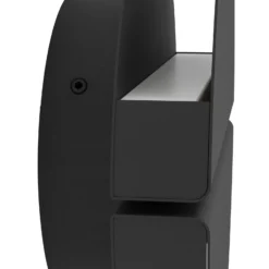 Aplique LED para exterior Vascella, negra, Ø 18 cm, metal