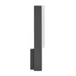 Aplique LED para exterior Virgalia de Lucande, 31 cm, antracita, IP65