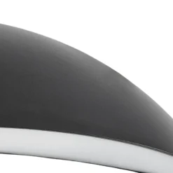 Aplique LED para exterior Zerino de Lindby, negro, 34,5 cm, IP54
