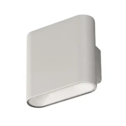 Aplique LED recargable Magnetics, plata, arriba & abajo, ancho 10 cm