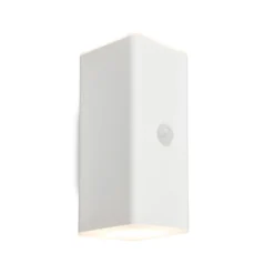 Aplique LED recargable para exterior, blanca, sensor, arriba/abajo