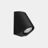 Aplique LEDS-C4 para exterior Eko Inclined, negro, ancho 7 cm