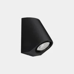 Aplique LEDS-C4 para exterior Eko Inclined, negro, ancho 7 cm