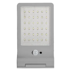 Aplique LED solar para exterior DOORLED de OSRAM, plateada, sensor IP44