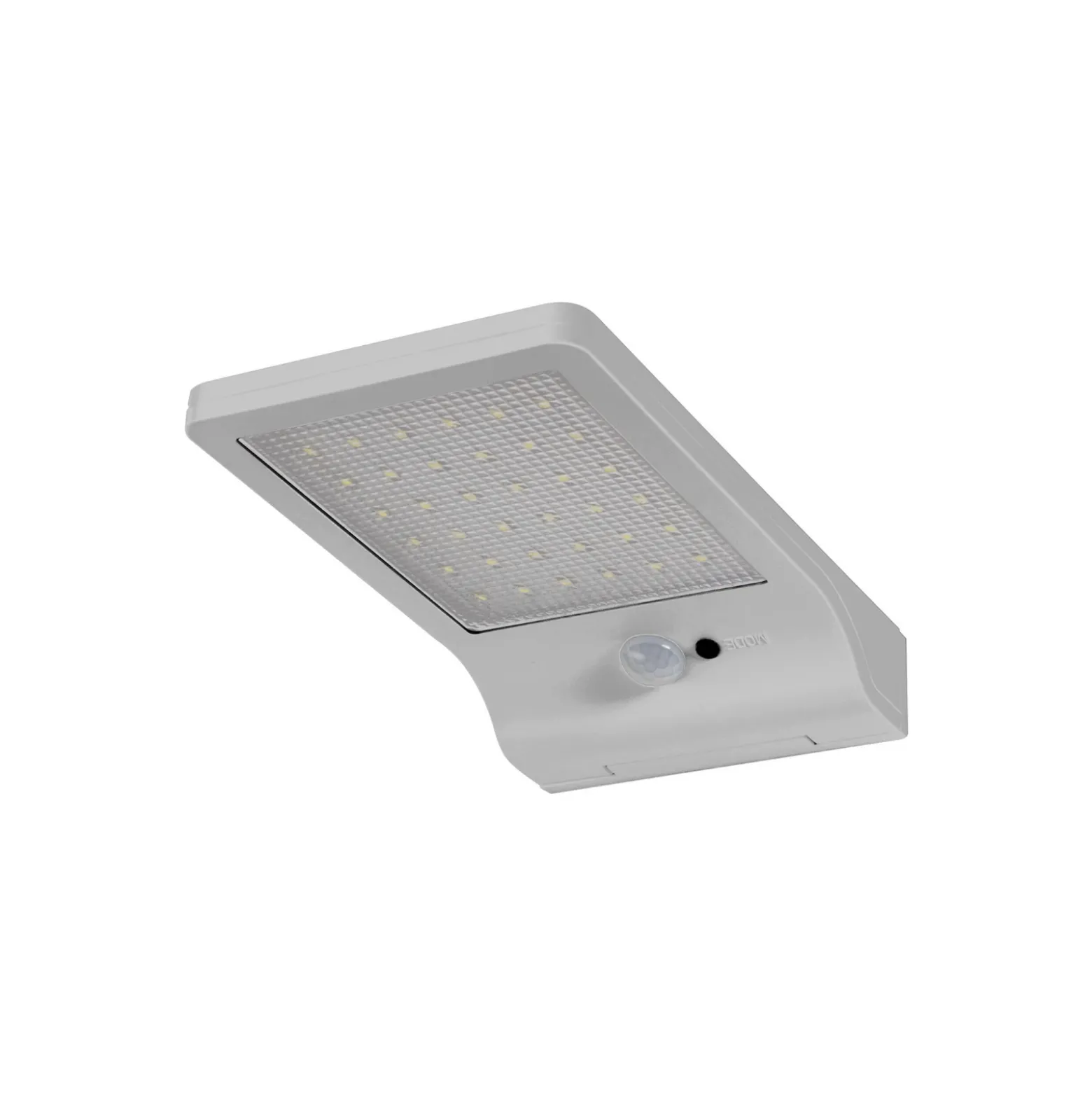 Aplique LED solar para exterior DOORLED de OSRAM, plateada, sensor IP44