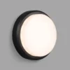 Aplique LED Tom XL, IK10, gris oscuro/blanco