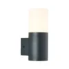 Aplique para exterior Aberdeen,altura 23,2 cm, antracita, acero inoxidable