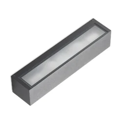 Aplique para exterior Arcchio LengoE27, 38 cm, antracita, E27, IP54