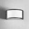 Aplique para exterior Austin, negra, ancho 25 cm, metal, IP54