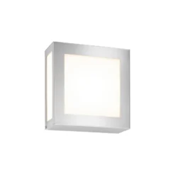 Aplique para exterior con sensor Aqua Legendo Mini, acero inoxidable