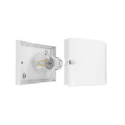 Aplique para exterior EGLO POGGIARELLO, blanco, con ranura, 22 cm, IP54