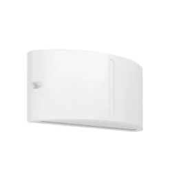 Aplique para exterior EGLO POGGIARELLO, blanco, con ranura, 22 cm, IP54